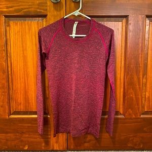 Lululemon Swiftly Tech Long Sleeve Top